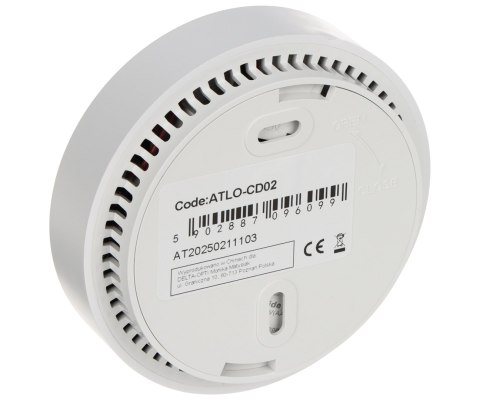 CZUJKA TLENKU WĘGLA (CZADU) ATLO-CD02 ATLO CZUJKA TLENKU WĘGLA (CZADU) ATLO-CD02 ATLO