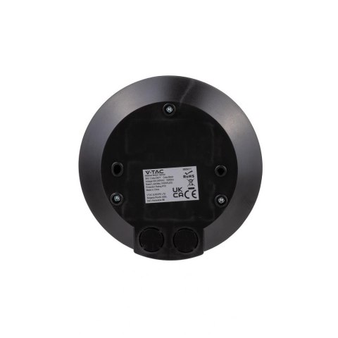 Czujnik Ruchu 360st V-TAC Natynkowy Sufitowy SLIM 24mm Czarny FULL BLACK V-TAC VT-8027