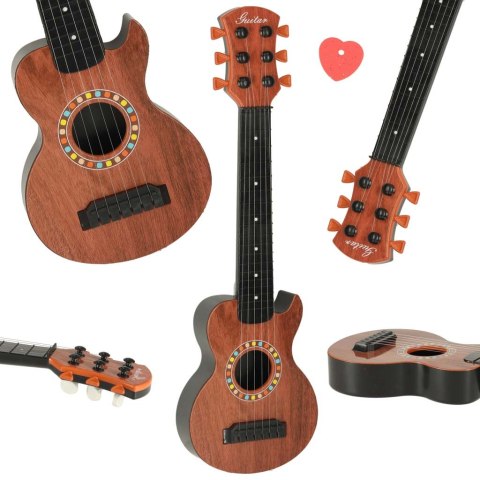 Gitara klasyczna dla dzieci drewniana 6 strun 18 cali 46,5cm Gitara klasyczna dla dzieci drewniana 6 strun 18 cali 46,5cm