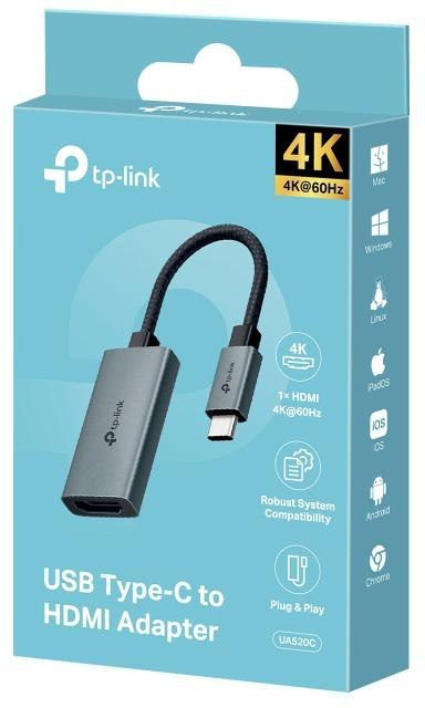 ADAPTER TP-Link UA520C USB Type C do HDMI ADAPTER TP-Link UA520C USB Type C do HDMI