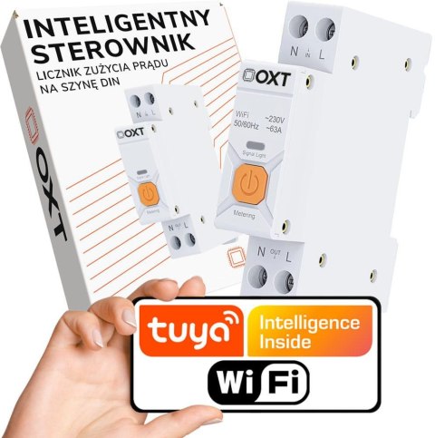 Inteligentny Sterownik OXT | 63A | Licznik | WiFi | Tuya T335 Inteligentny Sterownik OXT | 63A | Licznik | WiFi | Tuya T335