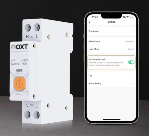 Inteligentny Sterownik OXT | 63A | Licznik | WiFi | Tuya T335 Inteligentny Sterownik OXT | 63A | Licznik | WiFi | Tuya T335