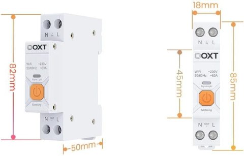 Inteligentny Sterownik OXT | 63A | Licznik | WiFi | Tuya T335 Inteligentny Sterownik OXT | 63A | Licznik | WiFi | Tuya T335