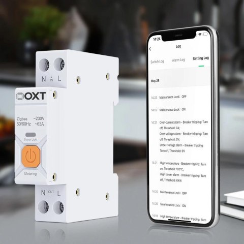 Inteligentny Sterownik OXT | 63A | Licznik | ZigBee | Tuya T337 Inteligentny Sterownik OXT | 63A | Licznik | ZigBee | Tuya T337