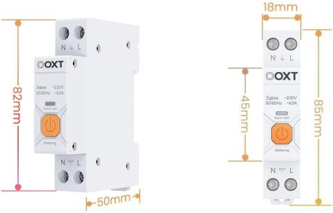 Inteligentny Sterownik OXT | 63A | Licznik | ZigBee | Tuya T337 Inteligentny Sterownik OXT | 63A | Licznik | ZigBee | Tuya T337