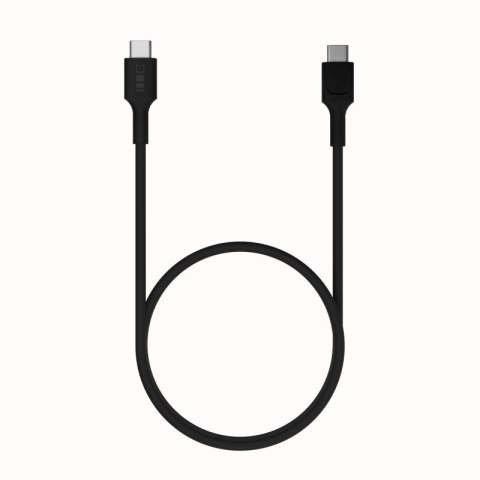 KABEL USB-C / USB-C Greencell PowerFlex 120cm PD 100W czarny silikonowy KABEL USB-C / USB-C Greencell PowerFlex 120cm PD 100W czarny silikonowy