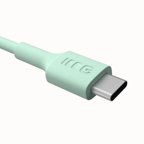 KABEL USB-C / USB-C Greencell PowerFlex 30cm PD 100W zielony silikonowy KABEL USB-C / USB-C Greencell PowerFlex 30cm PD 100W zielony silikonowy