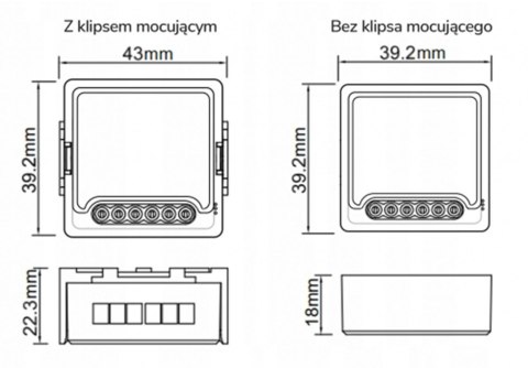 Moduł OXT mini sterownik scen 12 akcji 230V ZigBee TUYA T254