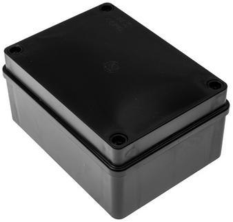 Puszka hermetyczna 150 x 110 x 70 bez dławików IP65 bezhalogenowa, czarna PAWBOL S-B316C Puszka hermetyczna 150 x 110 x 70 bez dławików IP65 bezhalogenowa, czarna PAWBOL S-B316C