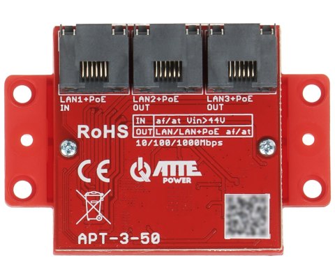 SWITCH POE / EXTENDER APT-3-50 3-PORTOWY ATTE SWITCH POE / EXTENDER APT-3-50 3-PORTOWY ATTE
