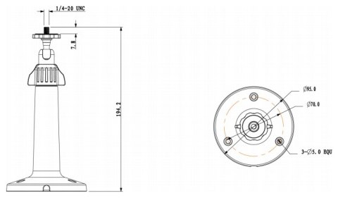 UCHWYT DAHUA PFB110W
