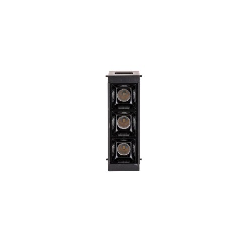 Oprawa Szynosystem Magnetyczny 24V V-TAC 3W LED Czarna CRI90+ UGR19 VT-4143 3000K 240lm 3 Lata Gwarancji