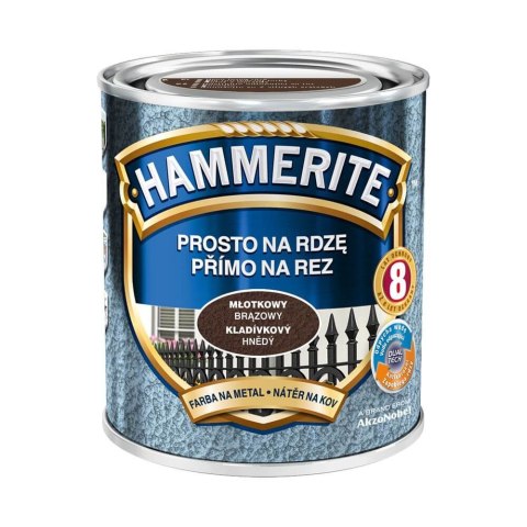EMALIA HAMMERITE MŁOTKOWY BRĄZOWY 0,7L HAMMERITE EMALIA HAMMERITE MŁOTKOWY BRĄZOWY 0,7L HAMMERITE