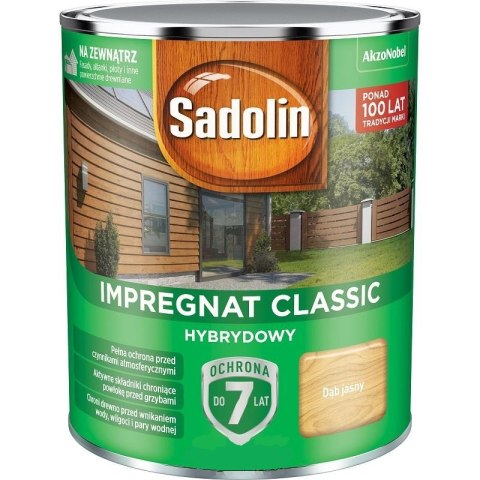SADOLIN IMPREGNAT CLASSIC HYBRYDOWY 7 LAT DĄB JASNY 4.5L SADOLIN SADOLIN IMPREGNAT CLASSIC HYBRYDOWY 7 LAT DĄB JASNY 4.5L SADOLIN