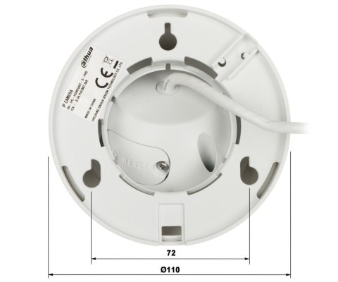 KAMERA IP IPC-HDW2649T-S-LED-0360B-PRO WizSense WizColor - 6 Mpx 3.6 mm DAHUA