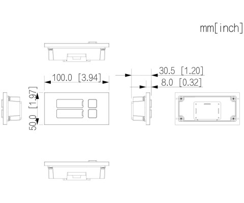 MODUŁ KLAWIATURY VTO4103F-MB2 DO MODUŁU VTO4103F DAHUA MODUŁ KLAWIATURY VTO4103F-MB2 DO MODUŁU VTO4103F DAHUA
