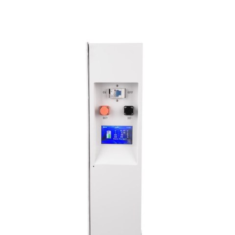 Magazyn Bank Energii V-TAC Biały Szklany Front 5.12Wh 100Ah/51.2V LiFePO4 BMS VT-51200W 10 Lat Gwarancji