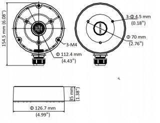 UCHWYT HIKVISION DS-1280ZJ-DM8