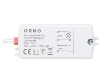 WŁĄCZNIK BEZDOTYKOWY DWUBIEGUNOWY OR-CR-279 AC 230V