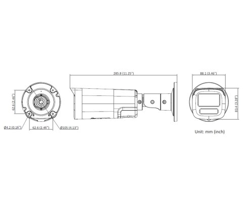 KAMERA IP DS-2CD1643G2-LIZU/SL(2.8-12MM)/PL Smart Hybrid Light 4 Mpx - MOTOZOOM Hikvision KAMERA IP DS-2CD1643G2-LIZU/SL(2.8-12MM)/PL Smart Hybrid Light 4 Mpx - MOTOZOOM Hikvision
