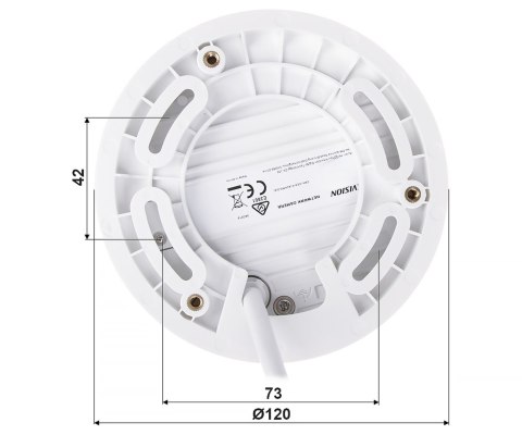 KAMERA WANDALOODPORNA IP DS-2CD2543G2-IS(2.8MM)/PL AcuSense - 4 Mpx Hikvision