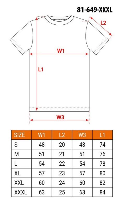 T-SHIRT GRANATOWY ROZMIAR XXXL