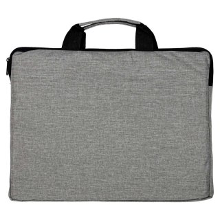 Torba na laptopa 15,6 cali etui pokrowiec teczka damska męska szara