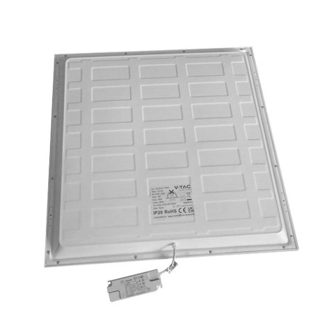 Panel LED V-TAC 40W 600x600 LED Backlight 33mm 120Lm/W Zasilacz PHILIPS VT-61040 4000K 4800lm 5 Lat Gwarancji