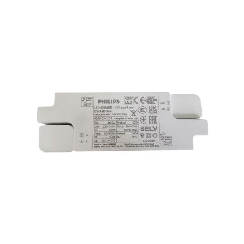 Panel LED V-TAC 40W 600x600 LED Backlight 33mm 120Lm/W Zasilacz PHILIPS VT-61040 4000K 4800lm 5 Lat Gwarancji
