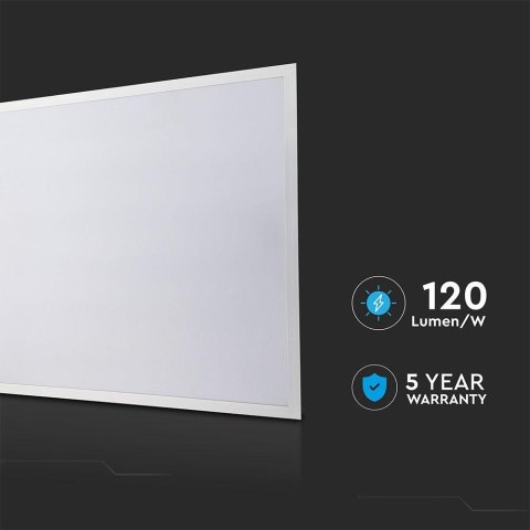 Panel LED V-TAC 40W 600x600 LED Backlight 33mm 120Lm/W Zasilacz PHILIPS VT-61040 4000K 4800lm 5 Lat Gwarancji