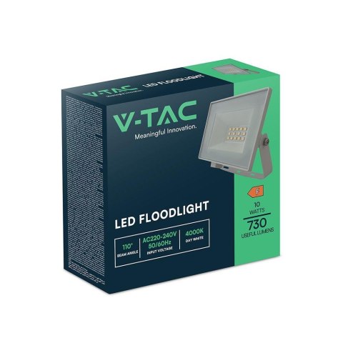 Projektor LED V-TAC 10W LED SMD 4000K Biały VT-44012 4000K 730lm