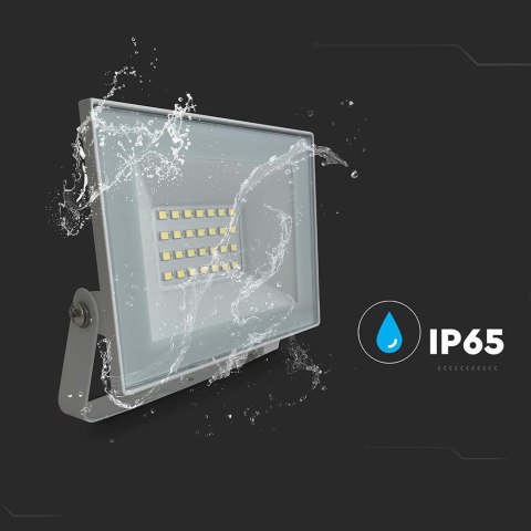 Projektor LED V-TAC 20W LED SMD 4000K biały VT-44022 4000K 1510lm 2 lata Gwarancji