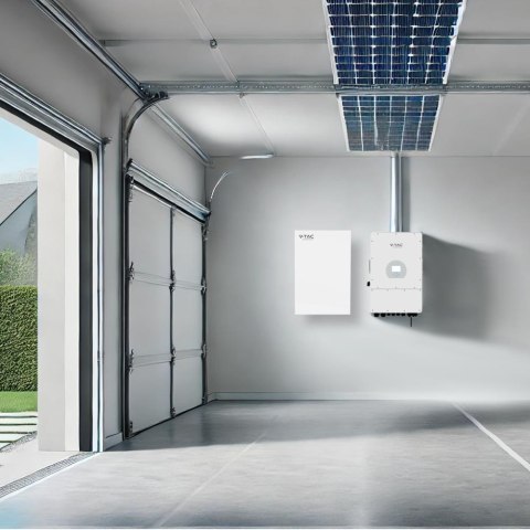 Magazyn bank energii V-TAC ścienny/podłogowy 48V 160Ah 7,68kWh VT-48160 10 lat Gwarancji
