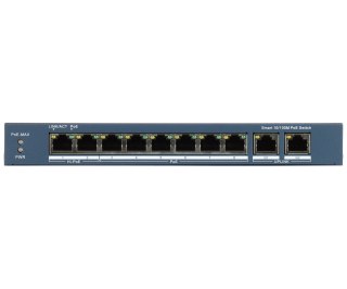 SWITCH POE DS-3E1310HP-EI(B) 8-PORTOWY Hikvision