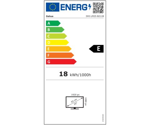 MONITOR HDMI, DP, AUDIO LM25-B211B 24.5 " - Full HD DAHUA