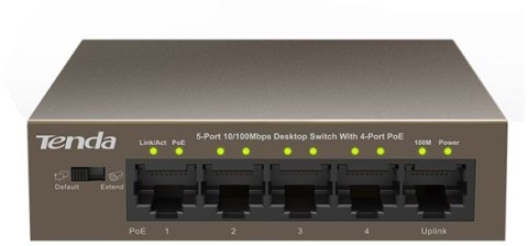 SWITCH POE TENDA TEF1105P-4-63W