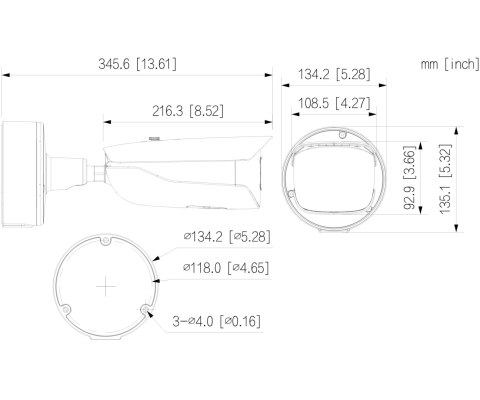 KAMERA WANDALOODPORNA IP IPC-HFW7842H-Z-X WizMind X AcuPick - 8 Mpx 2.7 ... 12 mm - MOTOZOOM DAHUA