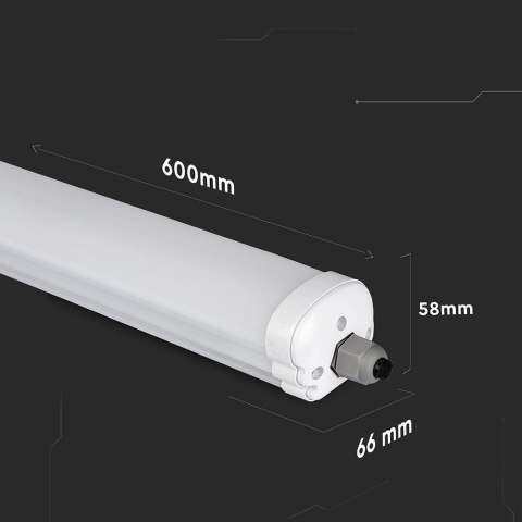Oprawa hermetyczna LED V-TAC CREE CHIP G-series 60cm 18W 135Lm/W VT-6076 4000K 2410lm 6 Lat gwarancji