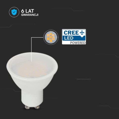 Żarówka LED V-TAC CREE CHIP 4,5W GU10 110st VT-205 4000K 400lm 6 lat gwarancji