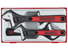 ZESTAW KLUCZY NASTAWNYCH TYPU SZWED 150 - 250MM 4SZT. TENG TOOLS