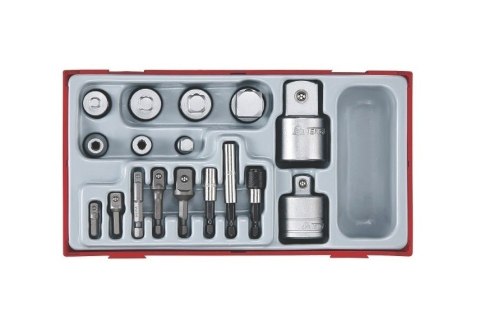 ZESTAW ŁĄCZNIKÓW POŚREDNICH TENG TOOLS TTADP17,17 ELEMENTÓW TENG TOOLS ZESTAW ŁĄCZNIKÓW POŚREDNICH TENG TOOLS TTADP17,17 ELEMENTÓW TENG TOOLS