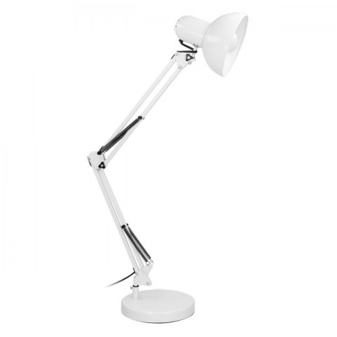 LAMPA BIURKOWA DEON 60W E27 WYSOKA, STAL, BIAŁA VIRONE LAMPA BIURKOWA DEON 60W E27 WYSOKA, STAL, BIAŁA VIRONE