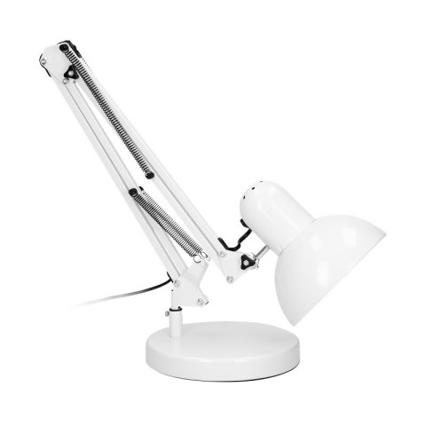 LAMPA BIURKOWA DEON 60W E27 WYSOKA, STAL, BIAŁA VIRONE LAMPA BIURKOWA DEON 60W E27 WYSOKA, STAL, BIAŁA VIRONE