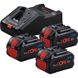 ZESTAW STARTOWY PROCORE 18V 3*8.0AH + GAL18V-16 BOSCH