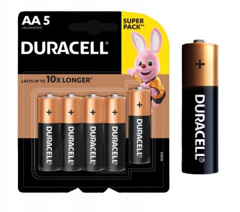 BATERIA DURACELL ALKALINE AAA LR3 1.5V 5 SZTUK DURACELL BATERIA DURACELL ALKALINE AAA LR3 1.5V 5 SZTUK DURACELL