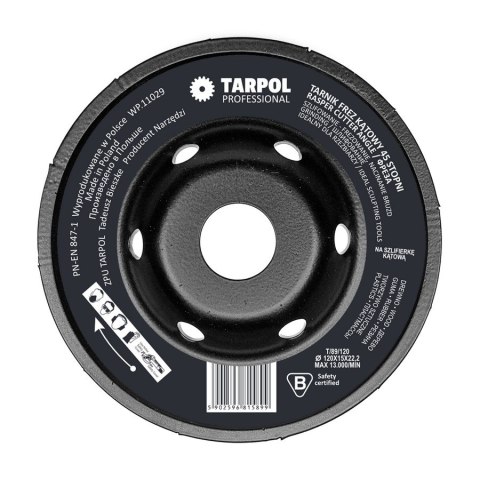 TARNIK FREZ KĄTOWY T-89 45 STOPNI 120MM TARPOL TARNIK FREZ KĄTOWY T-89 45 STOPNI 120MM TARPOL