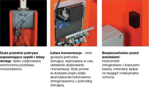 Szlaban NICE WIDE M - zestaw do 4 metrów