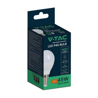 Żarówka LED V-TAC 6.5W E14 kulka P45 VT-270 3000K 600lm