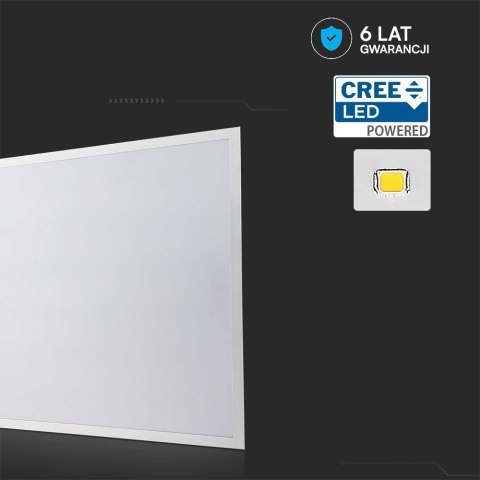 Panel LED V-TAC 36W 600x600 LED CREE CHIP zasilacz LIFUD backlight 33mm 120Lm/W VT-61036 4000K 4320lm 6 lat gwarancji