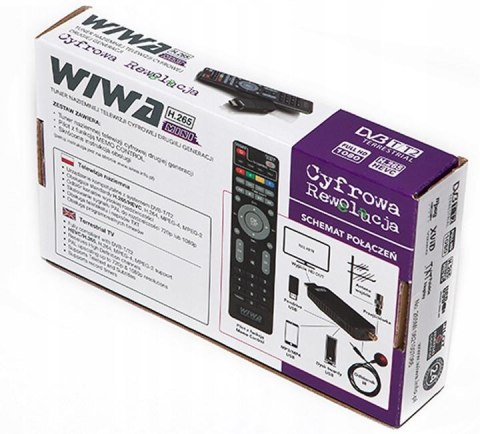 Tuner DVB-T/T2 WIWA H.265 MINI Tuner DVB-T/T2 WIWA H.265 MINI